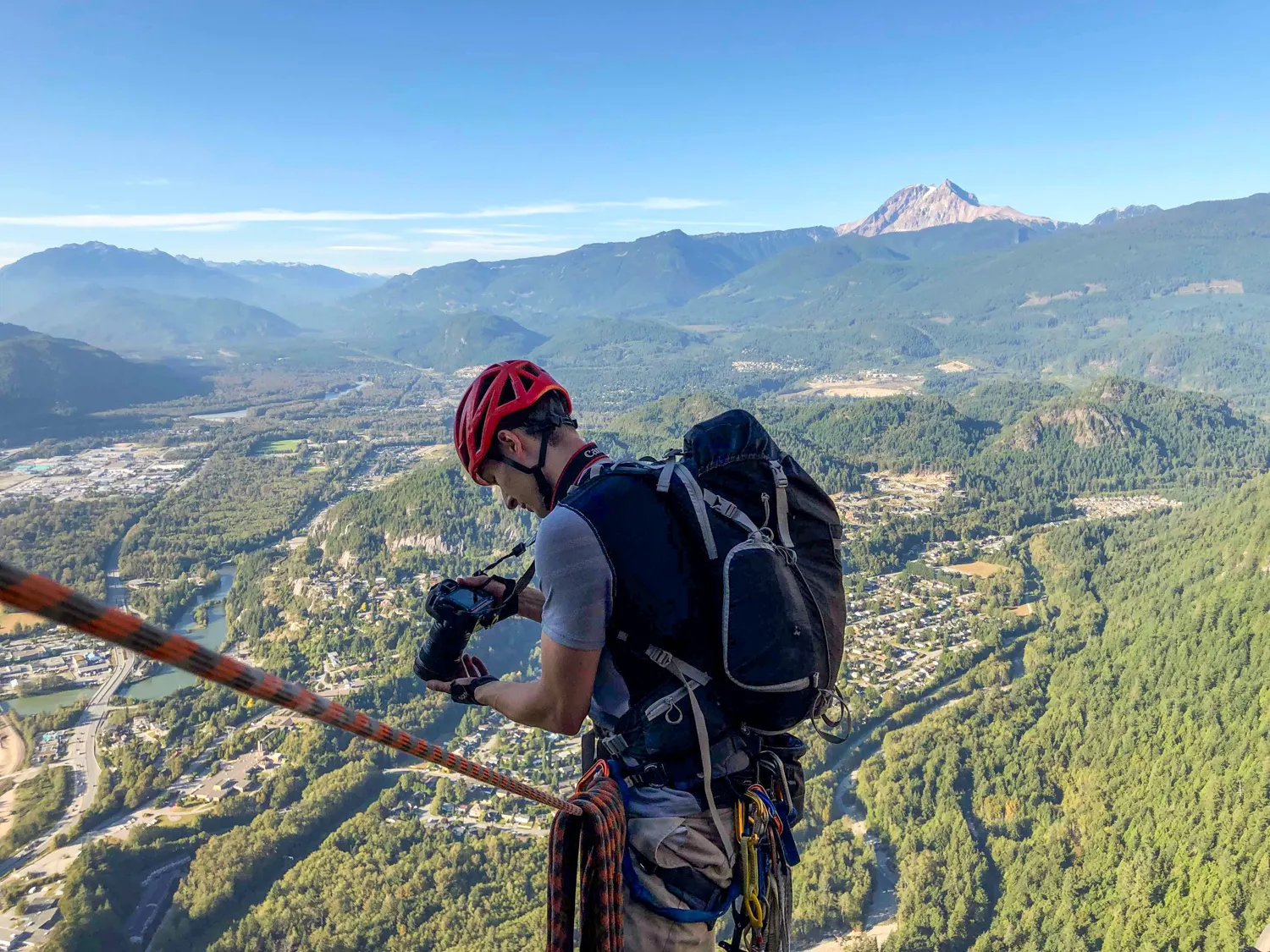 Adventure photography in the field