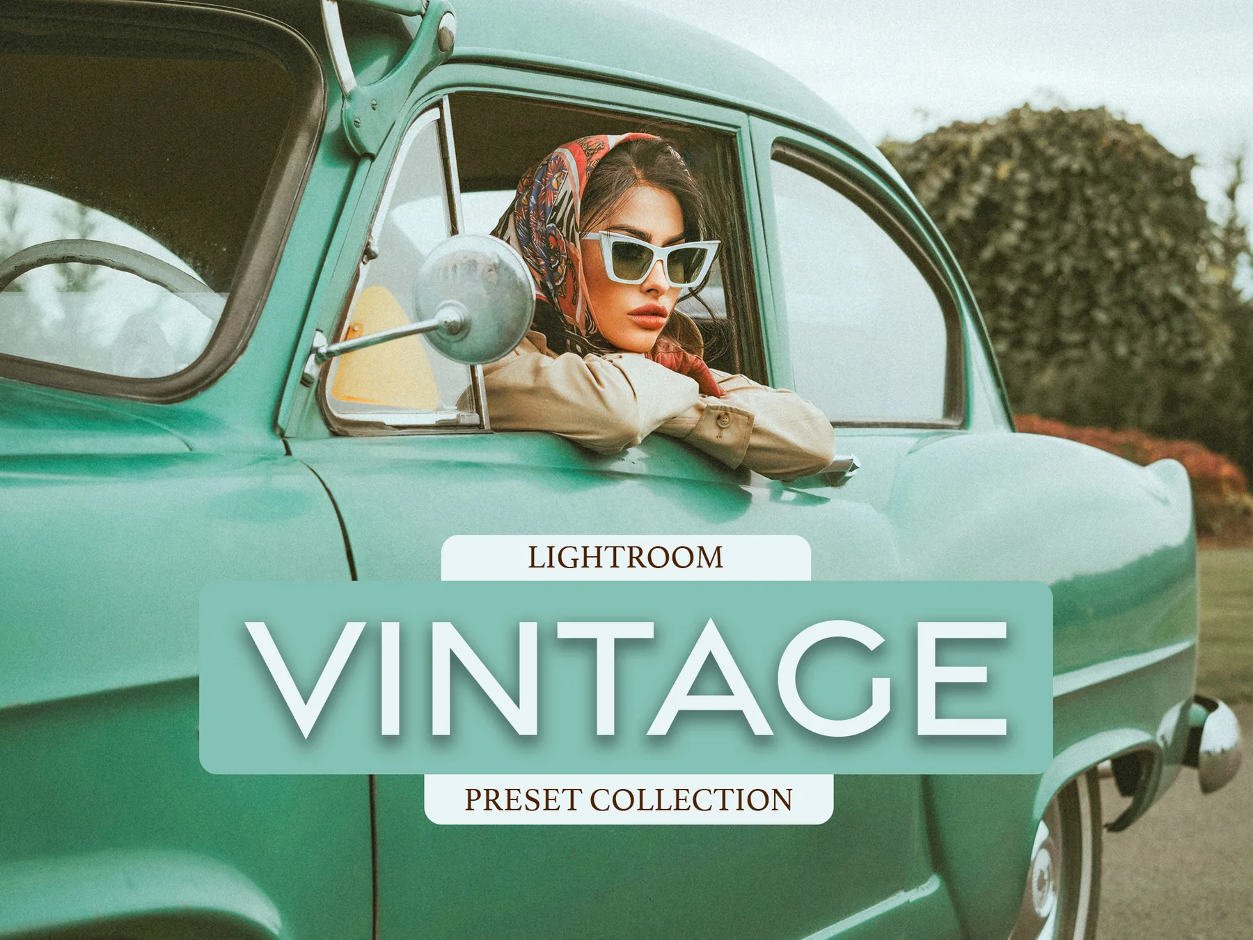 Vintage film Lightroom preset sample