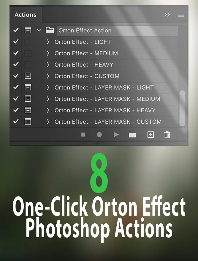 Glow Actions for Photoshop — Orton Effect sample image