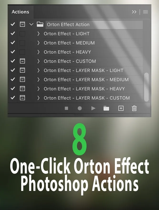 Glow Actions for Photoshop — Orton Effect sample image
