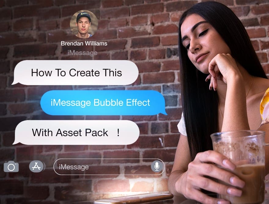 iMessage Text Bubble Pack For Photoshop