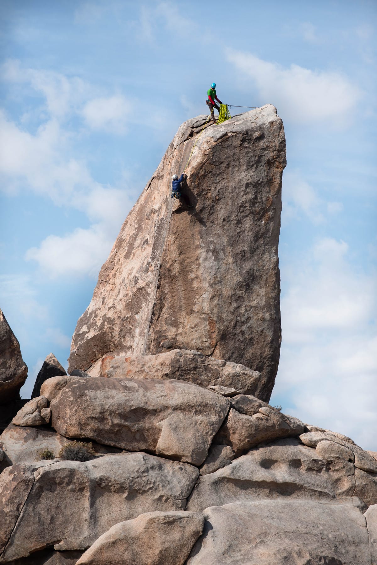 rock climbing in joshua tree national park