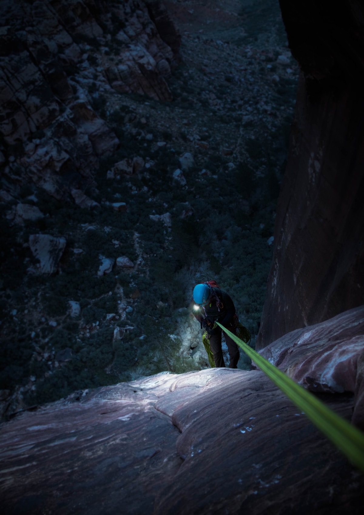 Dark Shadows Rock Climb Red Rock Canyon National Park