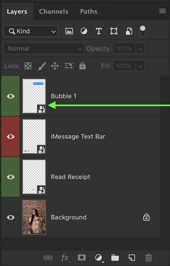 imessage bubble asset pack for photoshop