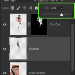 how to make the pixel stretch effect