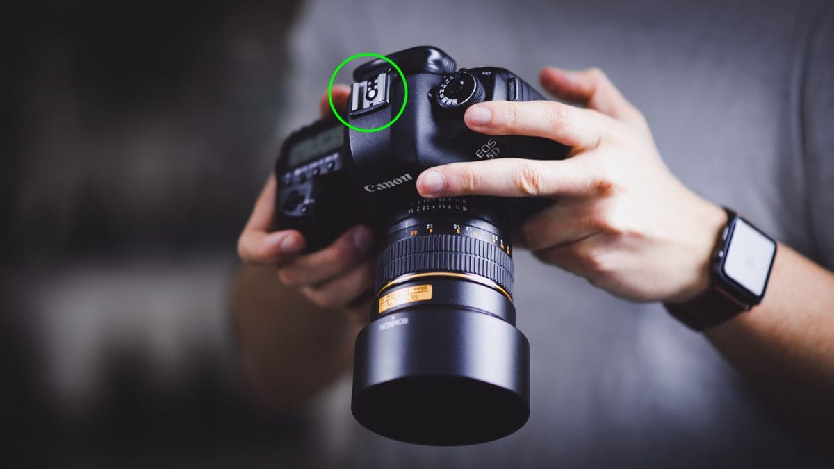 hot shoe is a photography terms for beginner photographer