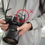 bad way of tying camera strap