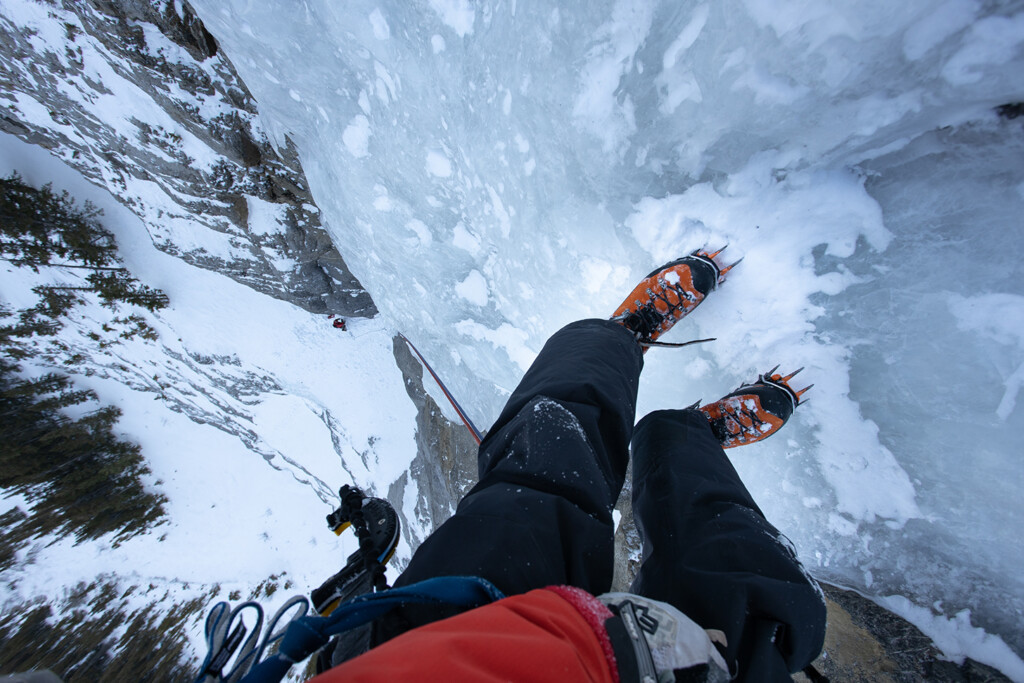 ice climbing photography