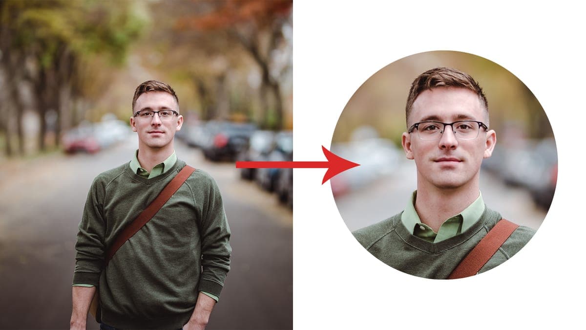 How To Crop Images In A Circle Shape Using Photoshop