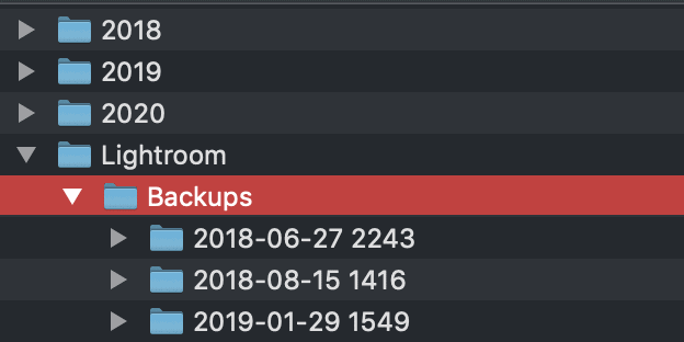 Lightroom-backups