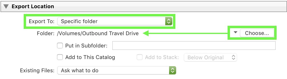 choosing-export-destination