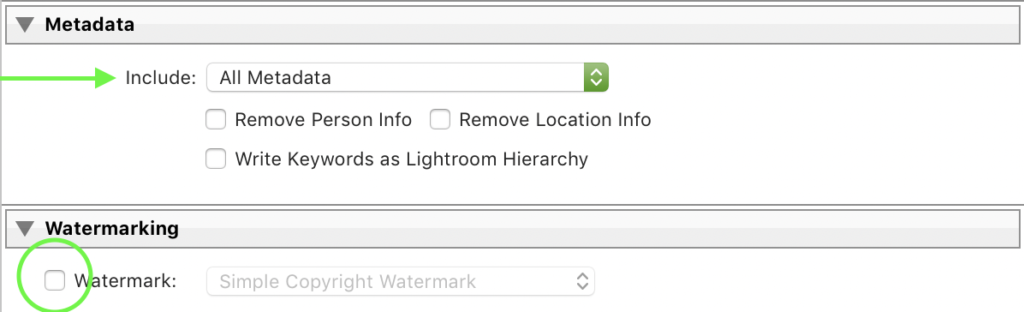 metadata-and-watermark-settings-for-lightroom-export