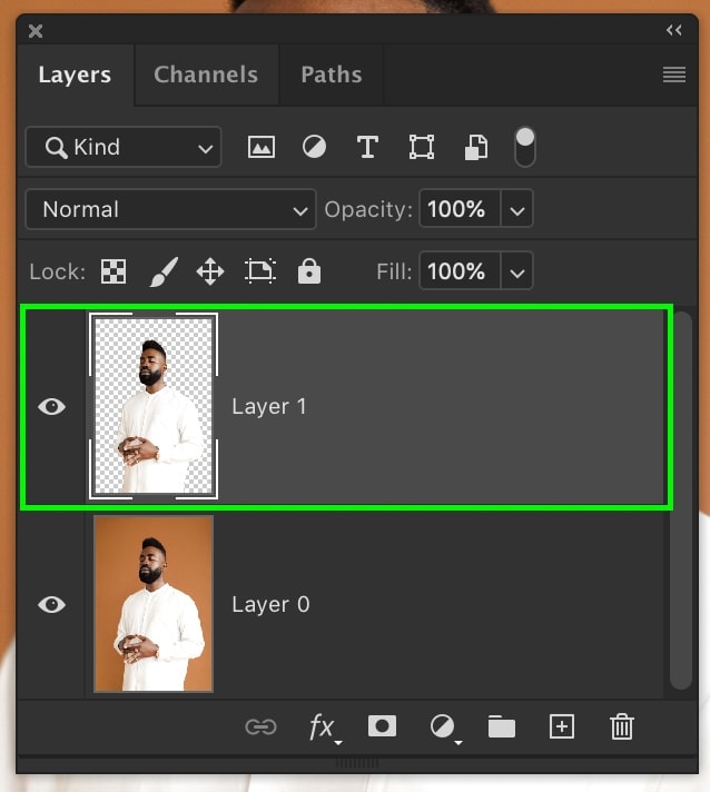 duplicate selection onto new layer