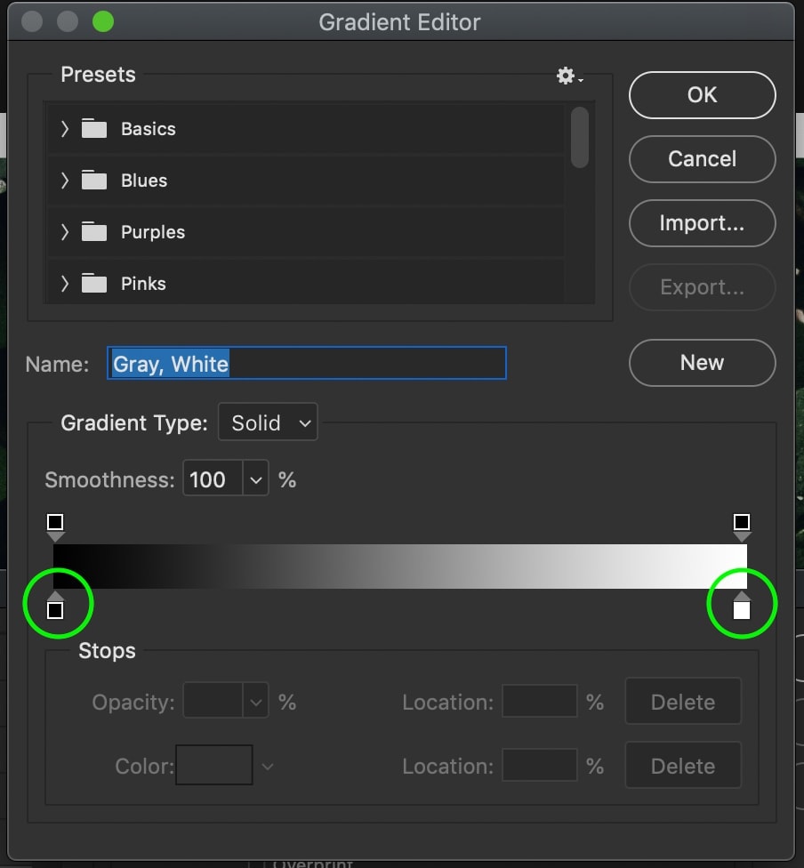 make custom gradient for image outline