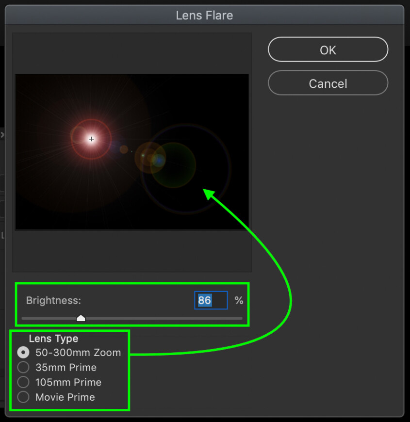 How To Add A Lens Flare In Brendan Williams Creative