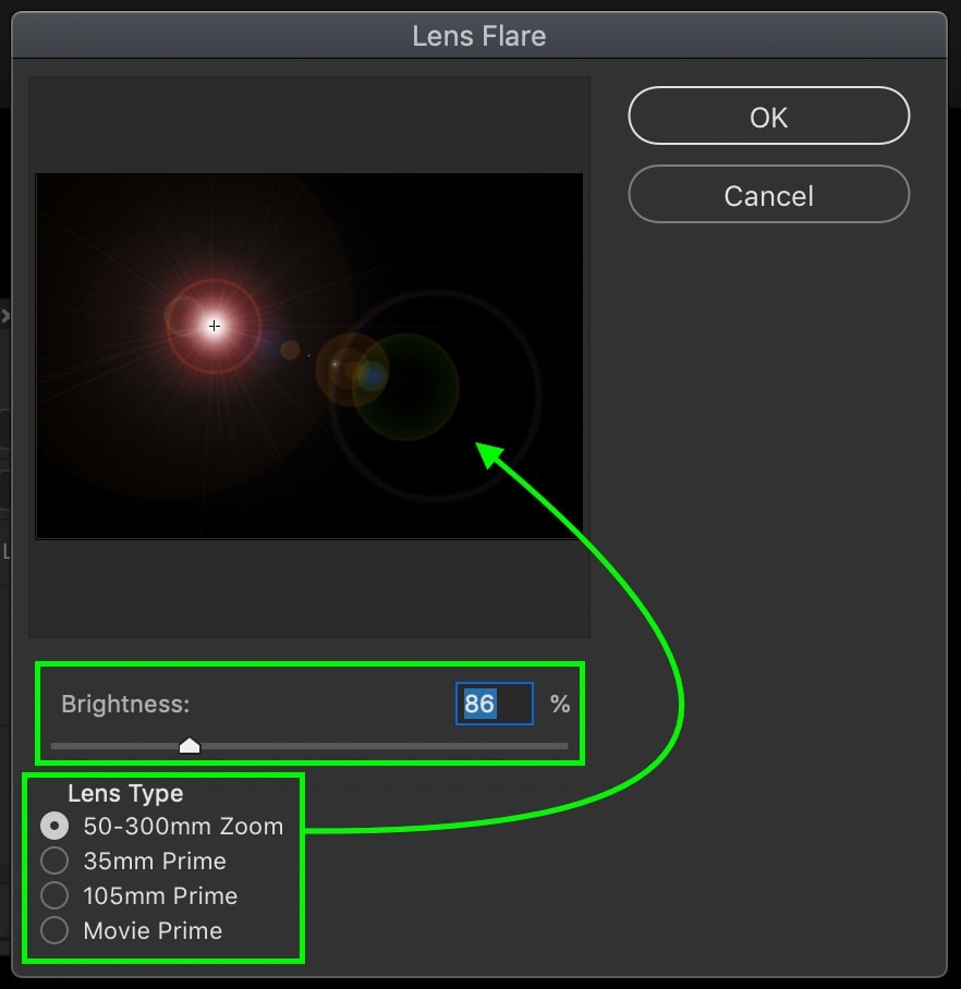 How To Add A Lens Flare In Brendan Williams Creative