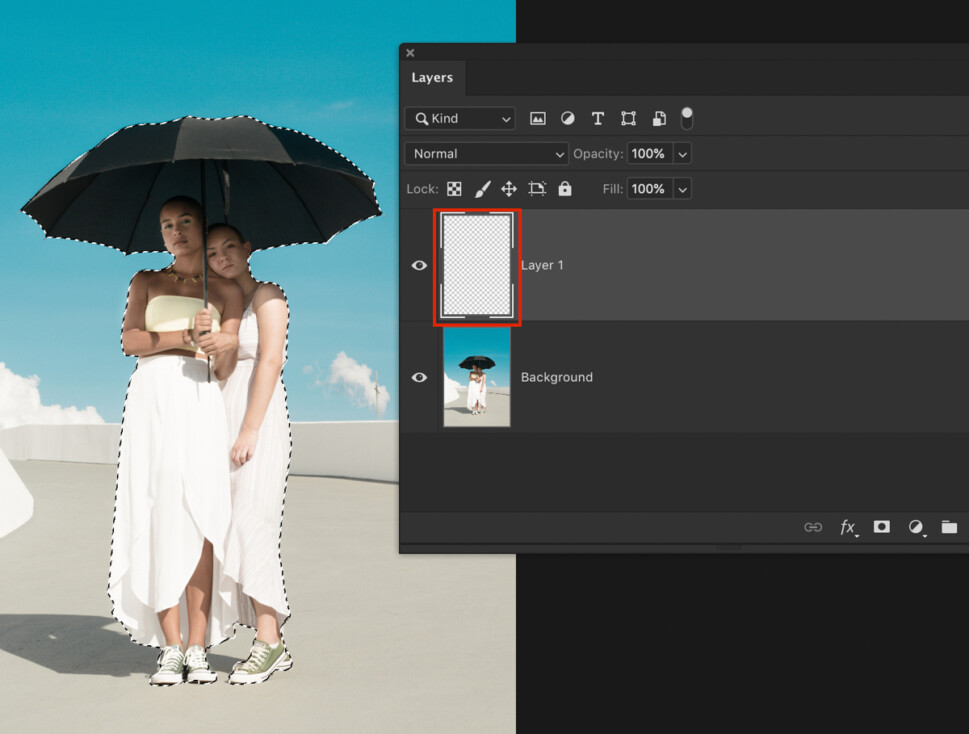 How To Make A New Layer From A Selection In Photoshop