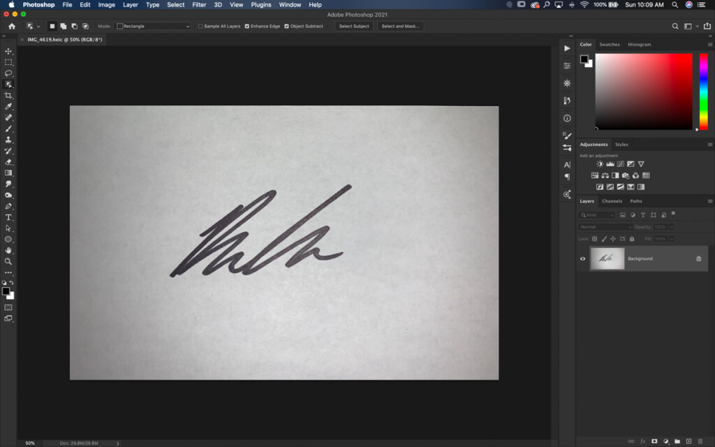 How To Create A Signature Brush & Watermark In Photoshop