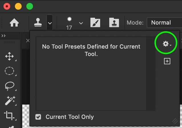 clone stamp tool not working with frequency