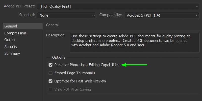 how to create pdf presentation in photoshop