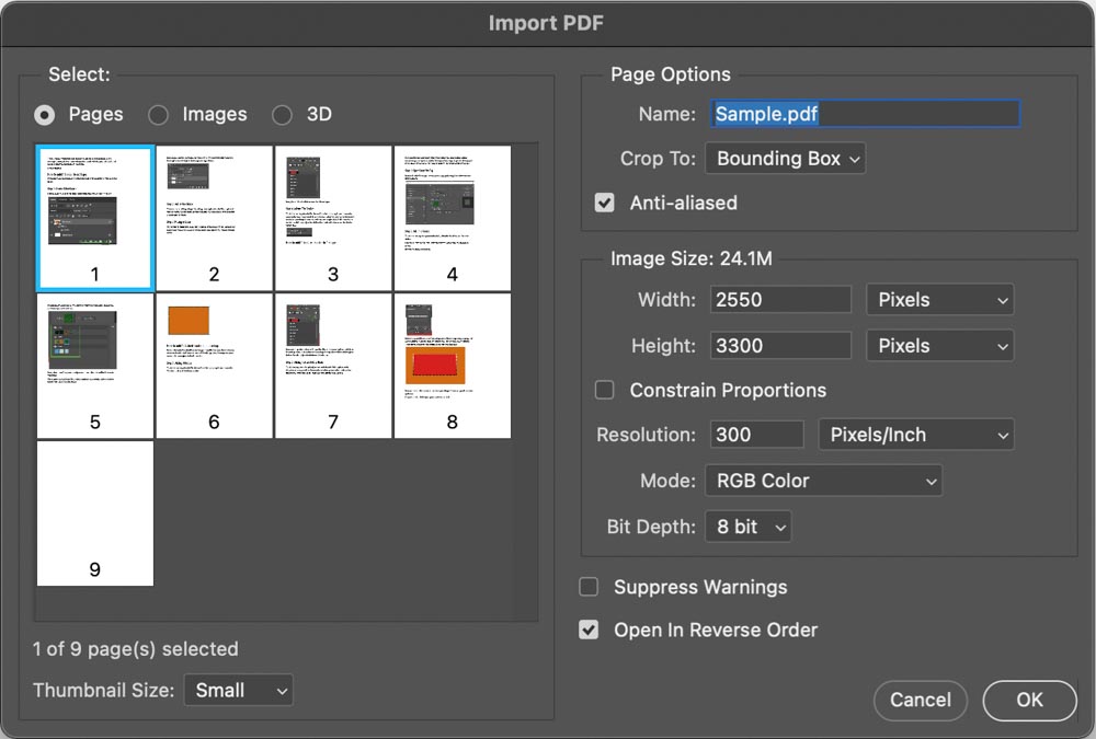 how to create pdf presentation in photoshop