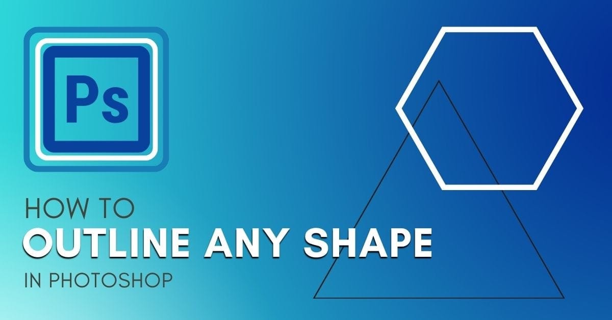 How do you outline a shape?