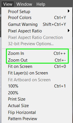 how to zoom and navigate in photoshop 26