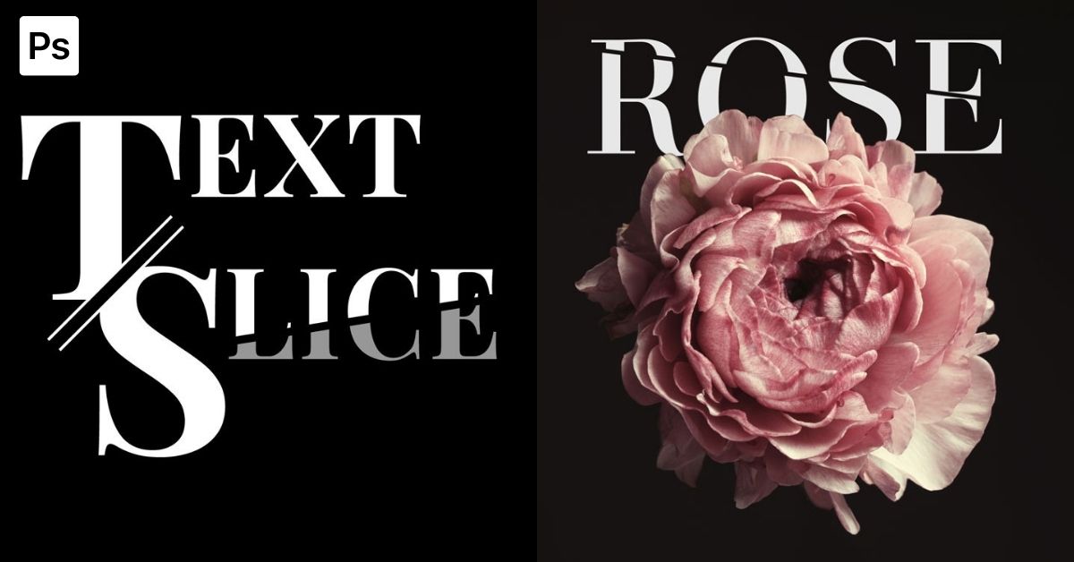 How To Slice Text In Photoshop