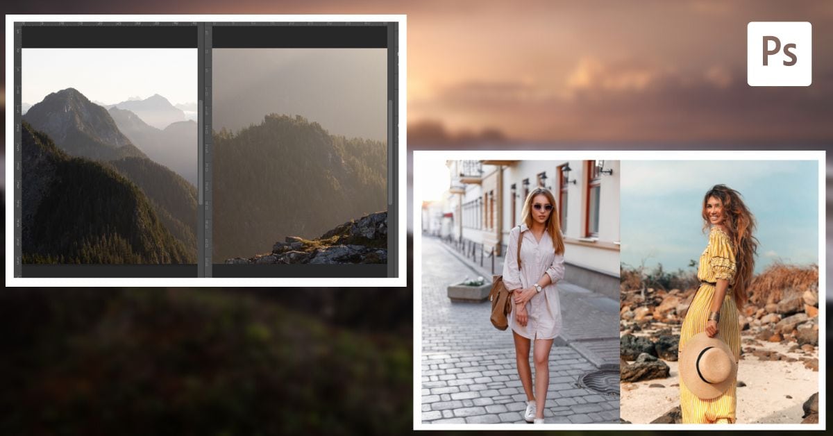 How To Put Images Side By Side In Photoshop