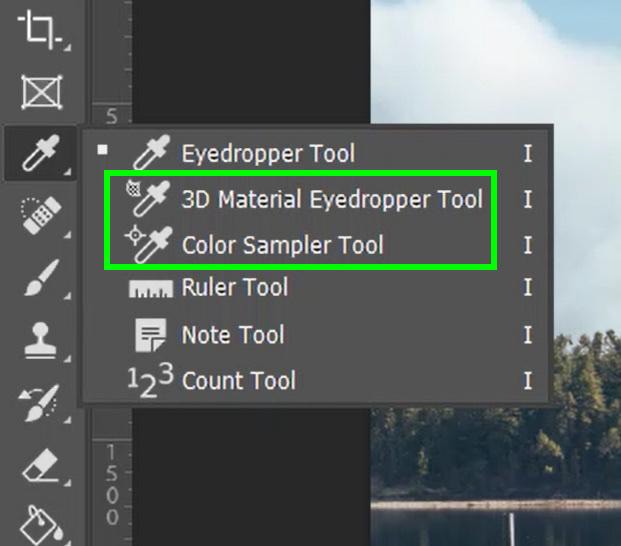 eye dropper tool shortcut zbrush