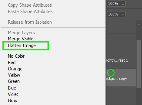 How To Flatten Your Layers In Photoshop