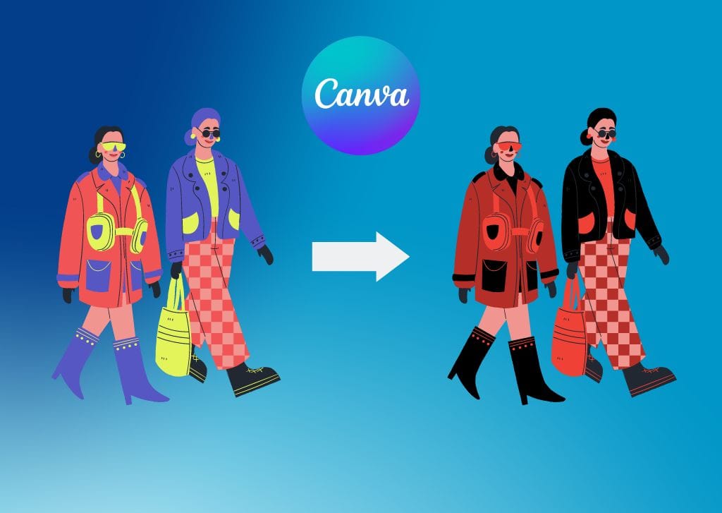 How To Change Image & Element Colors In Canva (Step By Step)