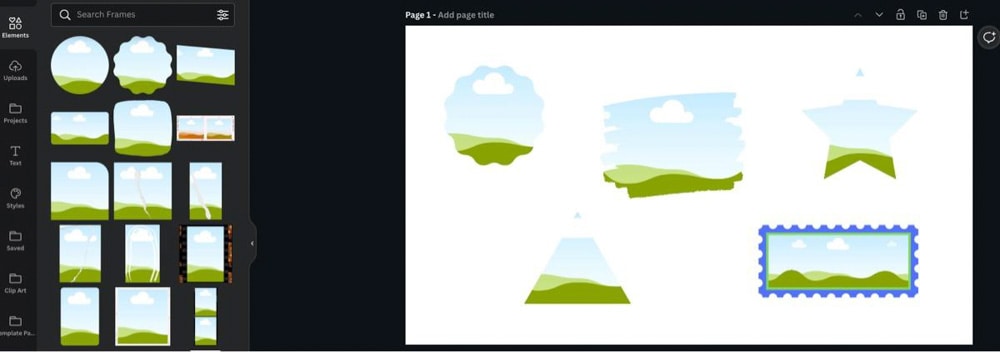 How to Fill a Shape with an Image in Canva - Canva Templates