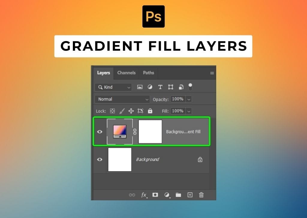 How To Create & Use Gradient Fill Layers In Photoshop