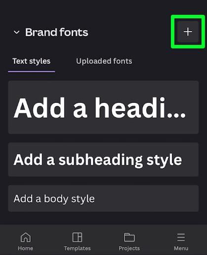 safari font in canva