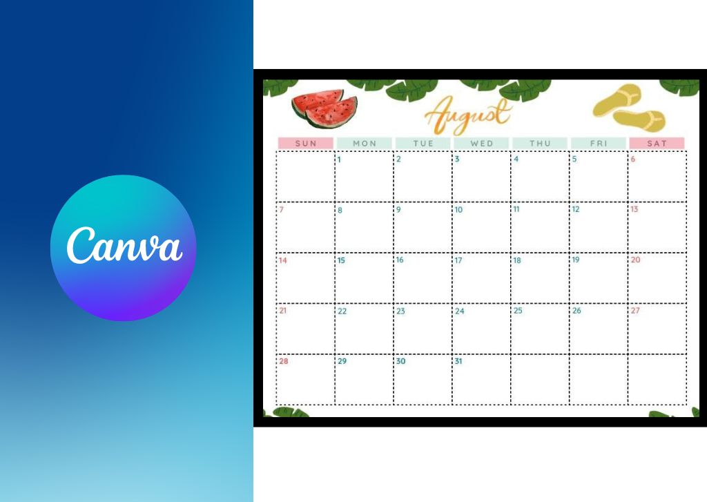 How To Make A Calendar In Canva (Step By Step)