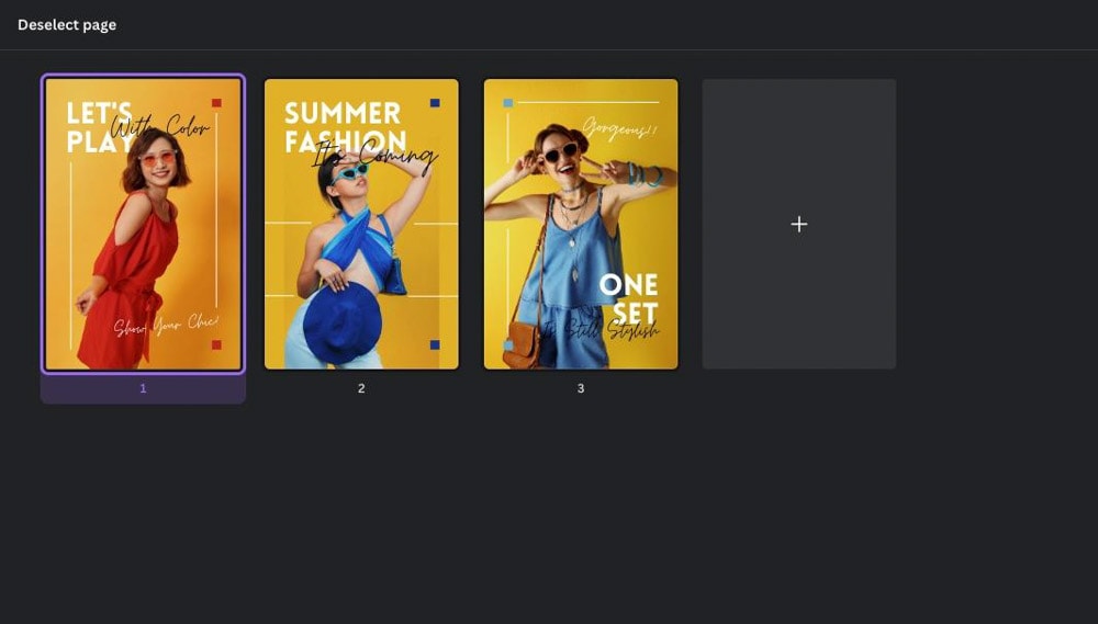 combine presentations in canva