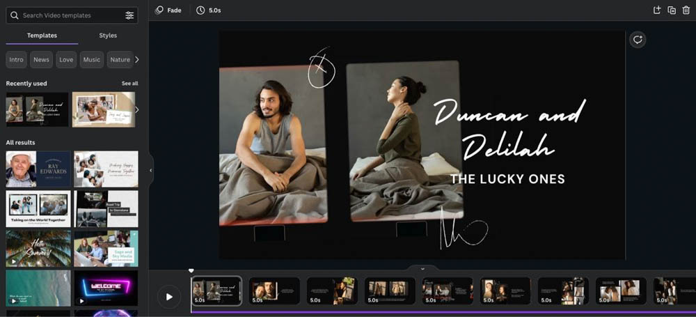 slide show canva