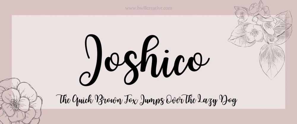 Pretty Cursive Fonts Names
