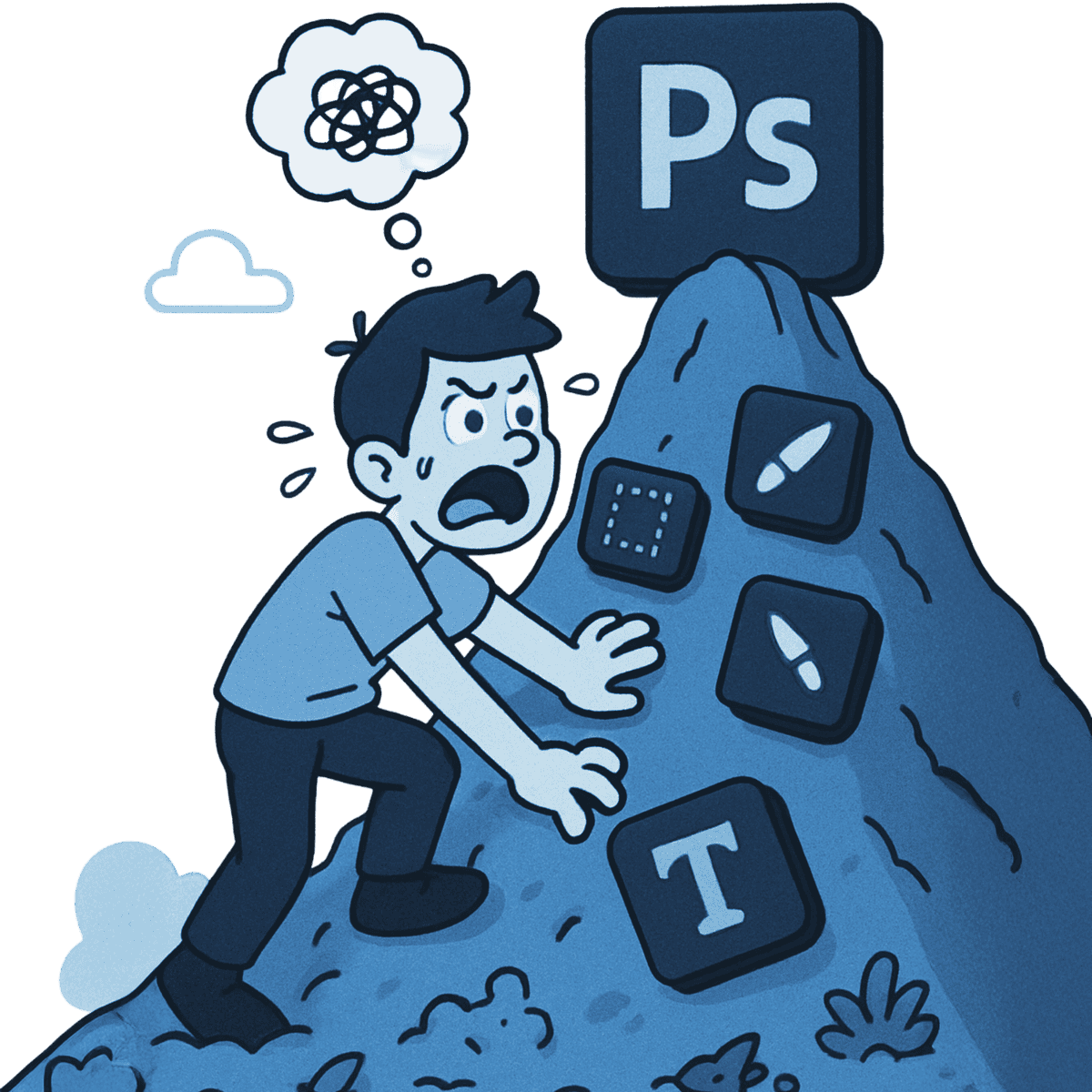 Photoshop Uphill Battle