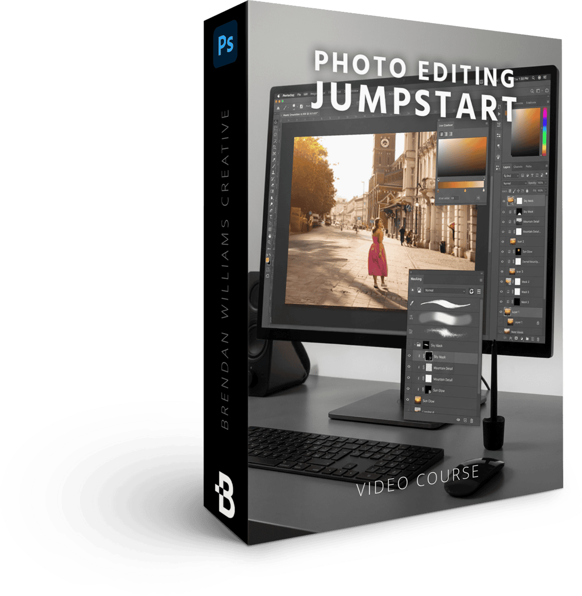 photo editing jumpstart - ps accelerator mockup